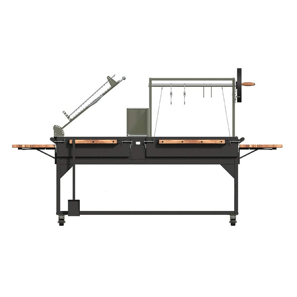 [09X02FT] Extra-Large Argentine Santa Maria Wood Fire And Charcoal BBQ Grill With Brasero (SAK75186)