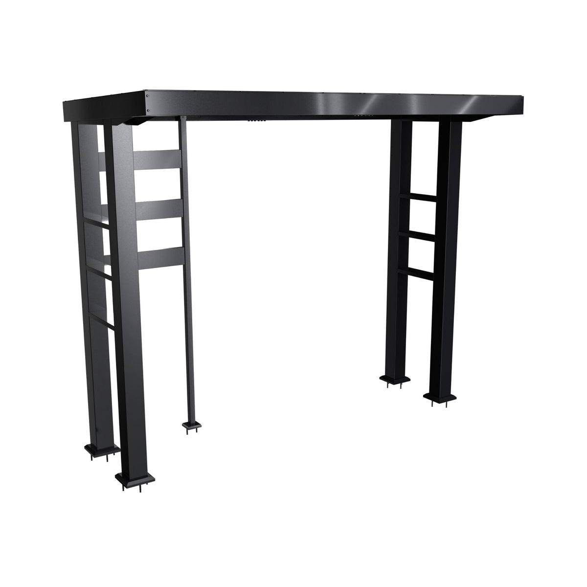 Imperial 110-Inch 4-Burner 72K BTU Deluxe Stainless Steel Outdoor Kitchen Grill Island With Wine Cooler, Rotisserie, Cabinets, And Granite Countertops (SAK94721)