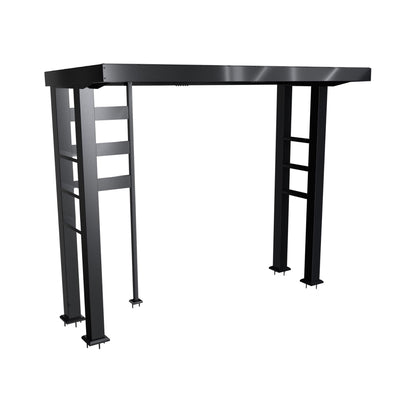 Imperial 110-Inch 4-Burner 72K BTU Deluxe Stainless Steel Outdoor Kitchen Grill Island With Wine Cooler, Rotisserie, Cabinets, And Granite Countertops (SAK94721)