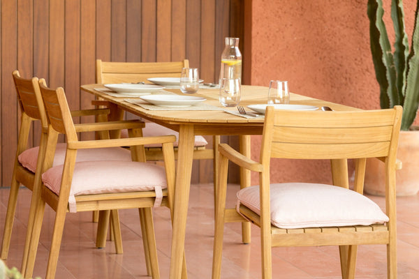 Jade Rectangular Teak Big Table