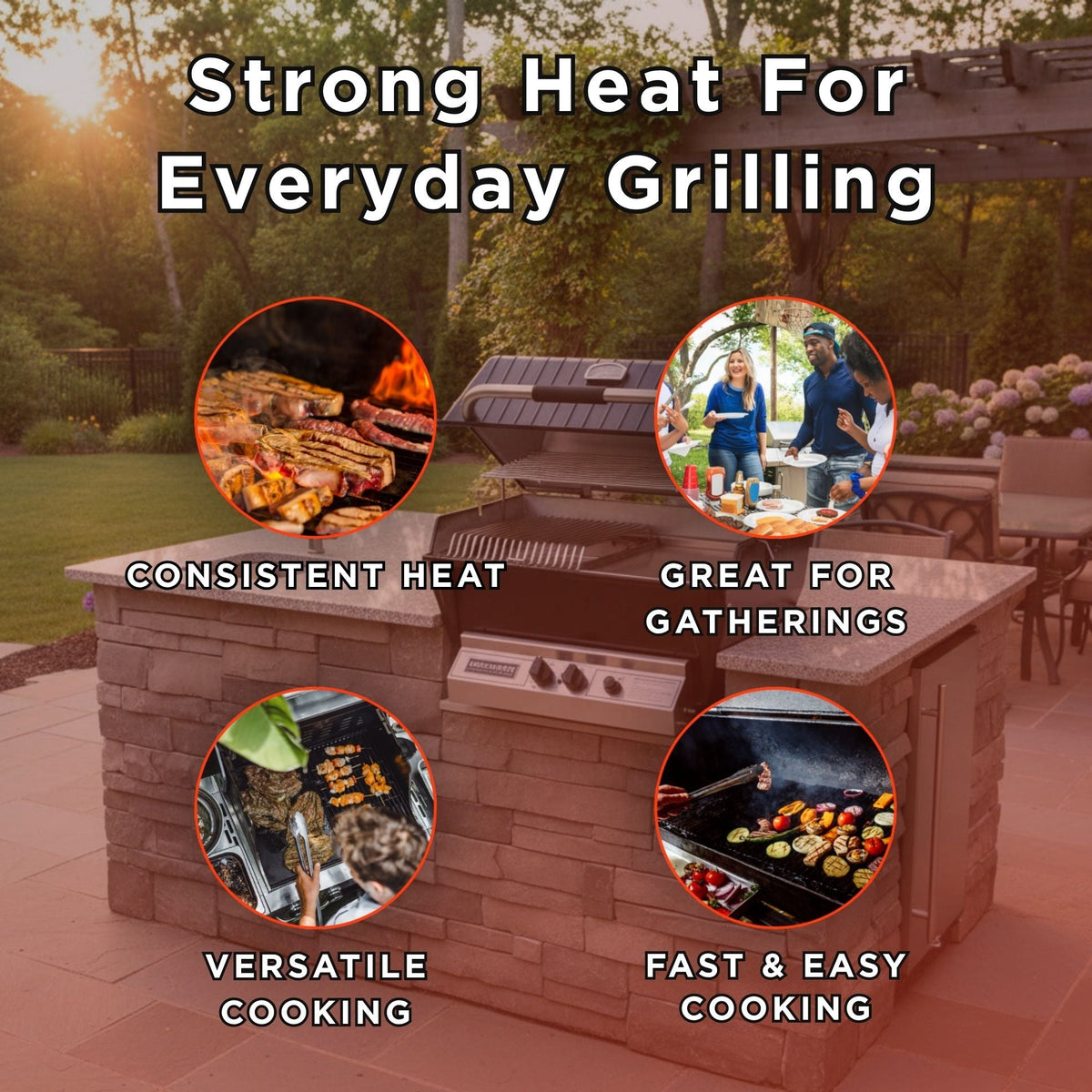 Broilmaster P3X Super Premium Cast Aluminum Gas Grill With Flare Busters, Griddle And Smoker Shutter (SAK98194)
