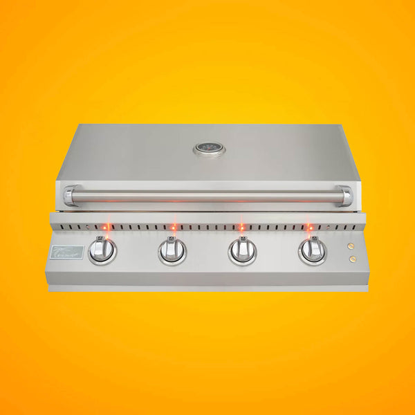 KoKoMo 32-Inch Premium 45K BTU Elite 4-Burner Built-In Gas Grill [KO-ELITE-4BG] (SAK94057)