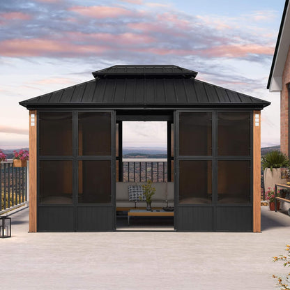 Prestige Premium Hardtop Double Top Outdoor Patio Solarium Sunroom (SAK43078)