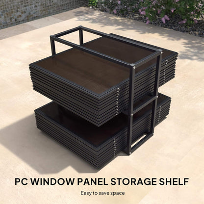 Prestige Premium Hardtop Double Top Outdoor Patio Solarium Sunroom (SAK43078)