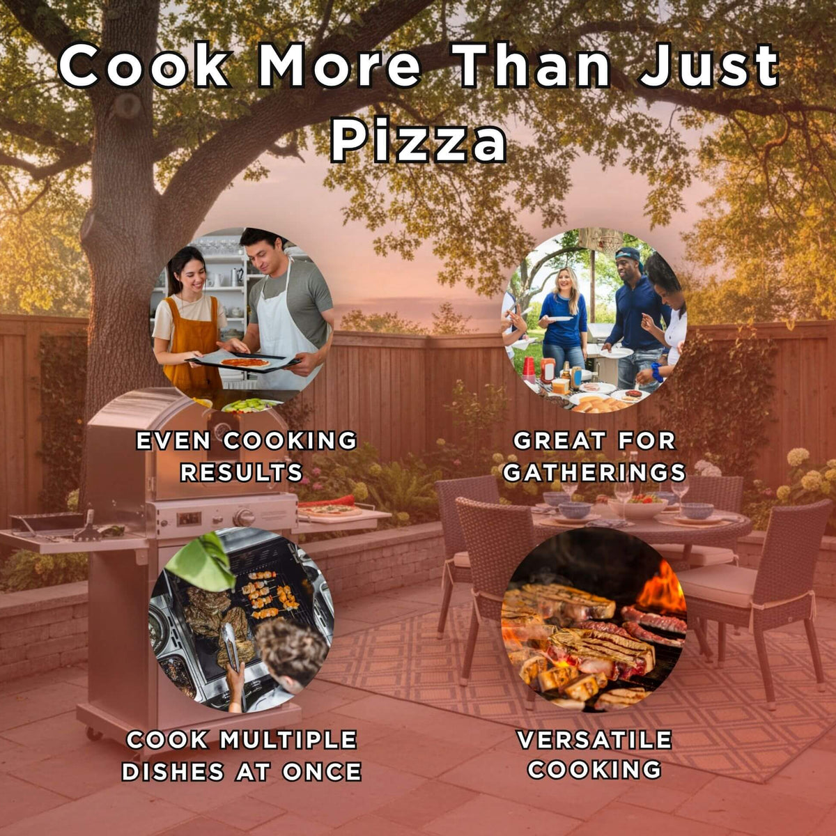 Summerset 60-Inch Outdoor Freestanding Gas Pizza Oven [SS-OVFS-LP/NG] (SAK17543)