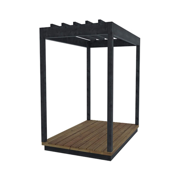 ThermaSol Nordic Misty Wood Pergola [Made-To-Order] [14-KIR-4015/16] (SAK81954)
