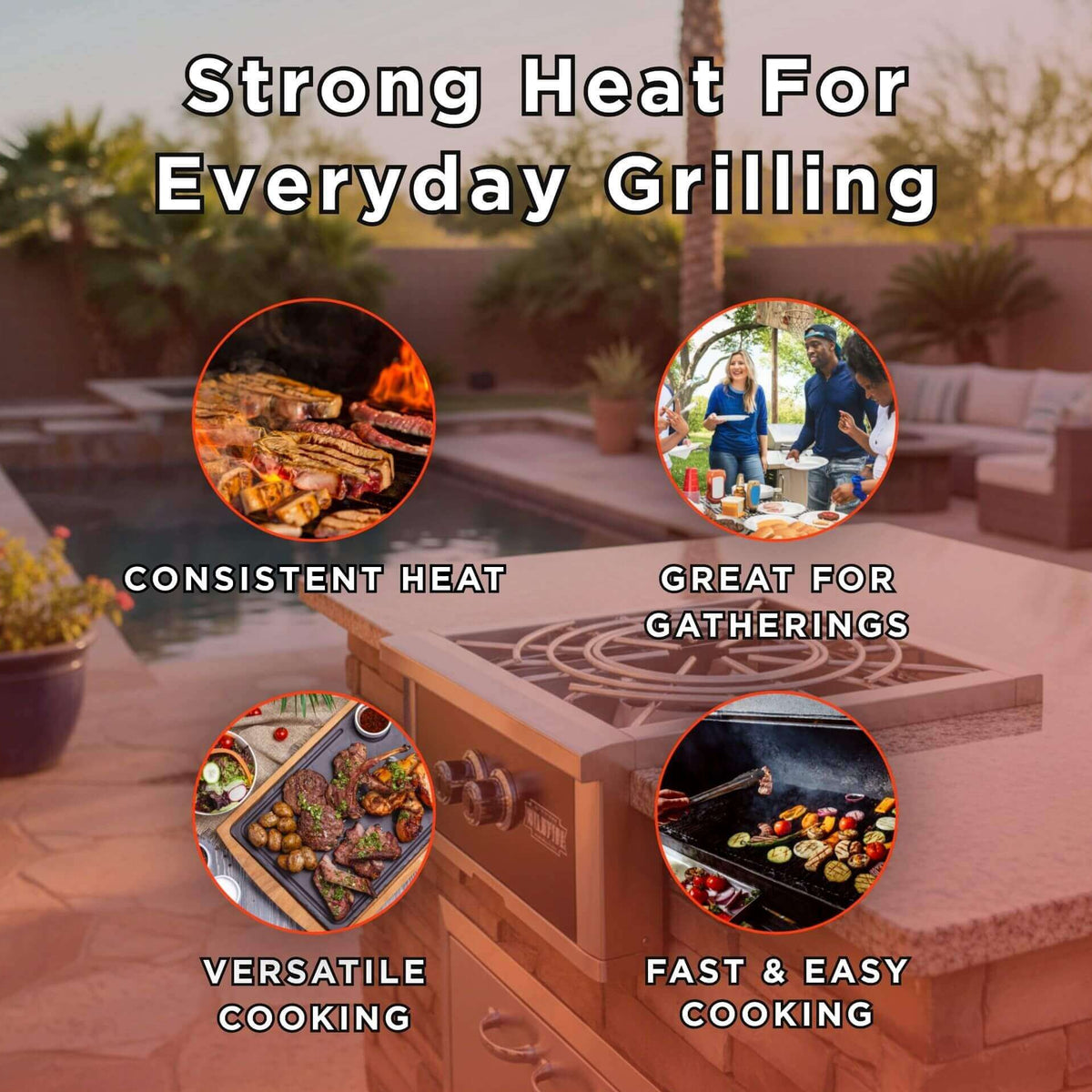 Wildfire Outdoor Living Ranch Pro 24-Inch Stainless Steel Power Burner [WFPOWBRN-BSS/SS] (SAK71537)